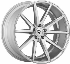 Ασημένια επεξεργασμένη σφυρήλατη ρόδα μαγνησίου