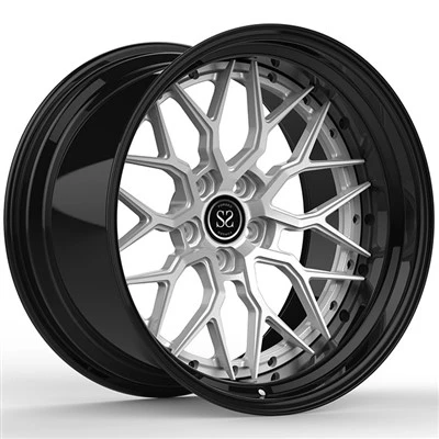 2020 Chevrolet Corvette C8 22x10.5 5x114.3 ET36 Custom Forged 2-PC Ζάντες Black Gloss