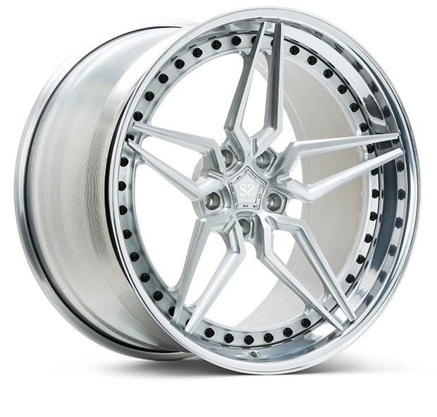 Siliver 21 Inch Customized 2-PC Rims Wheels For Ferrari
