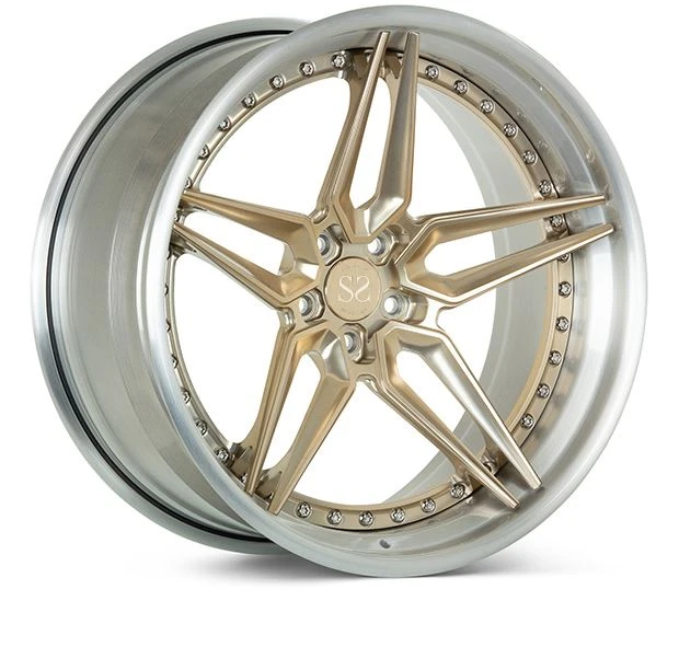 Σφυρηλάτησε 3 ζάντες στυλ Vossen 18 19 20 21 22 24inch gloss μαύρο για ζάντες...