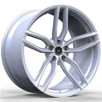 Matt Silver 6061-T6 Rim Custom Specs 5x130 Staggered 19 and 21 Inches Κατάλληλο για Prosche 991