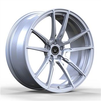 SSJK1028 Ασημί ματ σφυρήλατο μονομπλόκ ζάντες 5x112 21x9.5J Ταιριάζει σε Audi RS Q3 2020