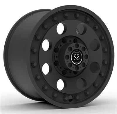 Νέο στυλ Satin Black Custom 1-Ζάντες από σφυρήλατο κράμα αλουμινίου PC 8x200 ...